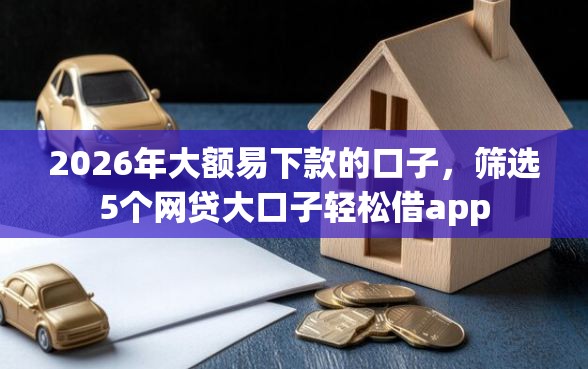 2026年大额易下款的口子，筛选5个网贷大口子轻松借app