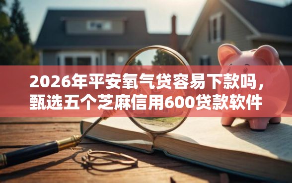 2026年平安氧气贷容易下款吗,甄选五个芝麻信用600贷款软件 2026年平安氧气贷容易下款吗,甄选五个芝麻信用600贷款软件