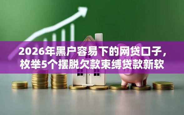 2026年黑户容易下的网贷口子，枚举5个摆脱欠款束缚贷款新软件