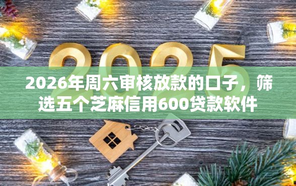 2026年周六审核放款的口子，筛选五个芝麻信用600贷款软件