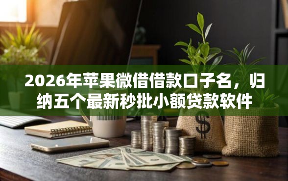 2026年苹果微借借款口子名，归纳五个最新秒批小额贷款软件