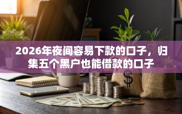 2026年夜间容易下款的口子，归集五个黑户也能借款的口子