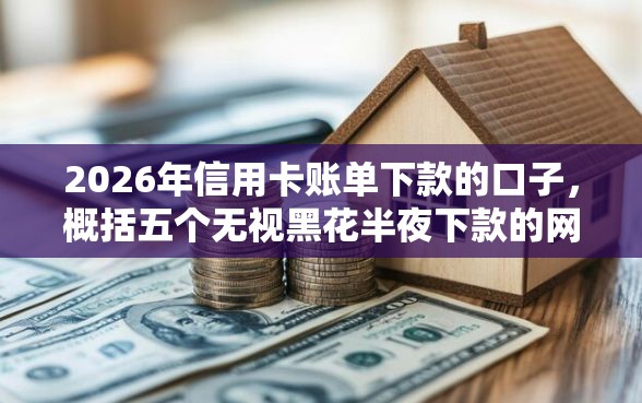 2026年信用卡账单下款的口子，概括五个无视黑花半夜下款的网贷口子
