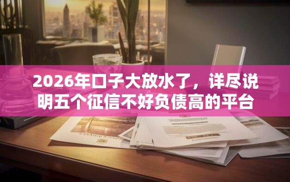 2026年口子大放水了，详尽说明五个征信不好负债高的平台
