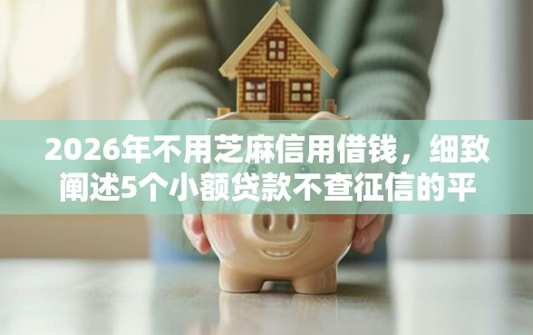 2026年不用芝麻信用借钱，细致阐述5个小额贷款不查征信的平台