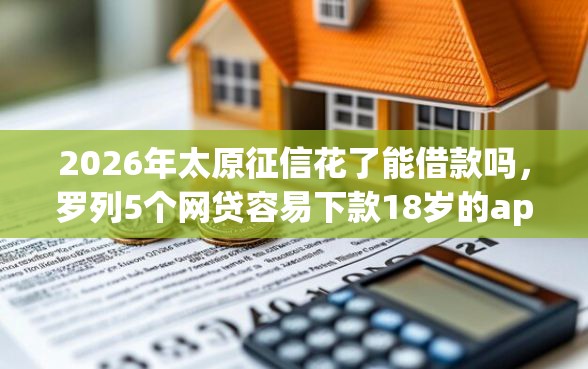 2026年太原征信花了能借款吗，罗列5个网贷容易下款18岁的app