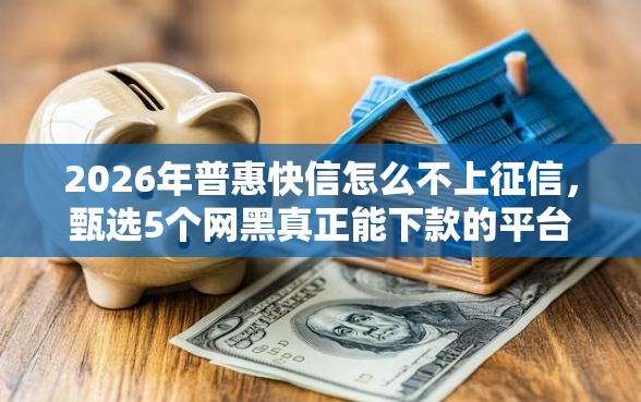 2026年普惠快信怎么不上征信，甄选5个网黑真正能下款的平台