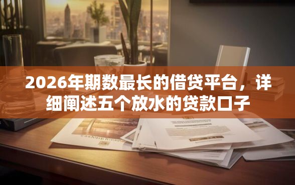 2026年期数最长的借贷平台，详细阐述五个放水的贷款口子