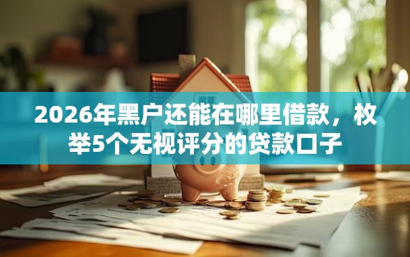 2026年黑户还能在哪里借款，枚举5个无视评分的贷款口子