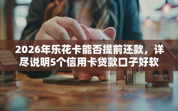 2026年乐花卡能否提前还款，详尽说明5个信用卡贷款口子好软件