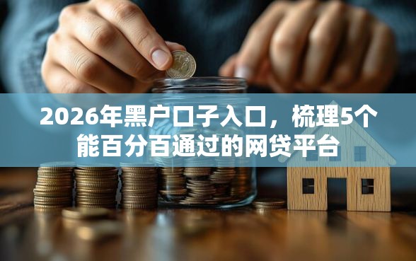 2026年黑户口子入口，梳理5个能百分百通过的网贷平台