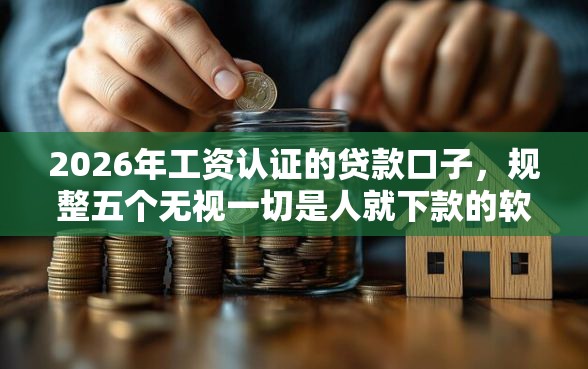2026年工资认证的贷款口子，规整五个无视一切是人就下款的软件