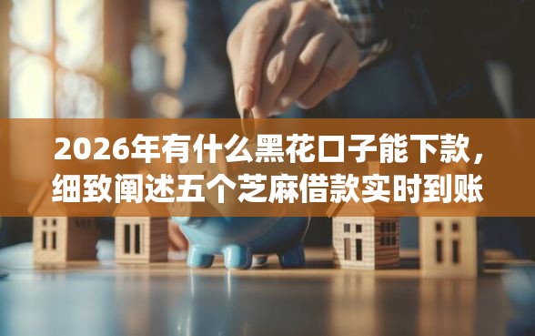 2026年有什么黑花口子能下款，细致阐述五个芝麻借款实时到账速借app