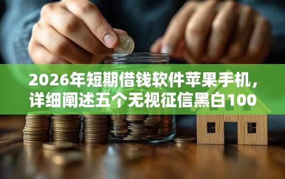 2026年短期借钱软件苹果手机，详细阐述五个无视征信黑白100%秒下平台