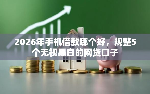 2026年手机借款哪个好，规整5个无视黑白的网贷口子