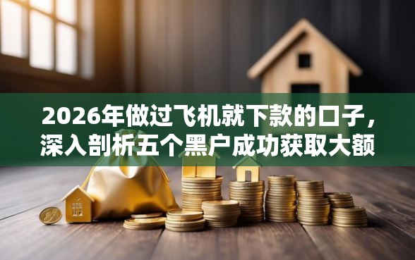 2026年做过飞机就下款的口子，深入剖析五个黑户成功获取大额贷款的口子