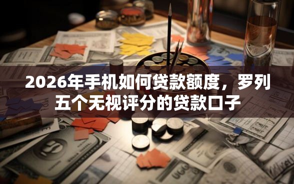 2026年手机如何贷款额度，罗列五个无视评分的贷款口子