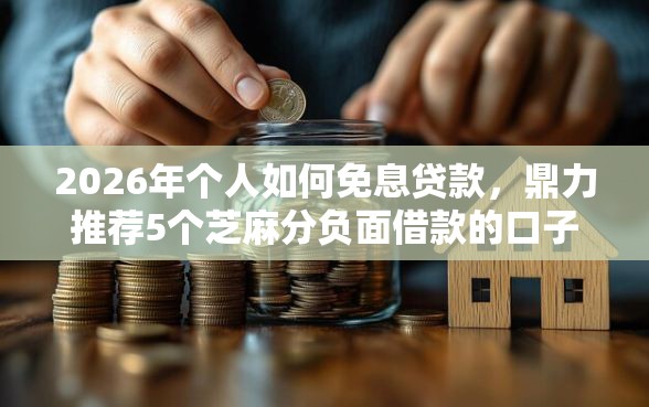 2026年个人如何免息贷款，鼎力推荐5个芝麻分负面借款的口子