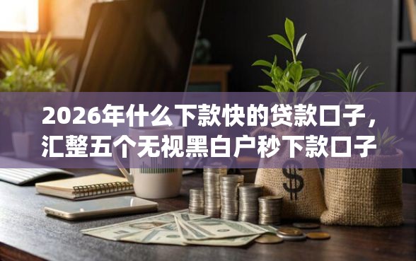 2026年什么下款快的贷款口子，汇整五个无视黑白户秒下款口子app