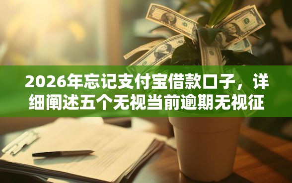 2026年忘记支付宝借款口子，详细阐述五个无视当前逾期无视征信的借款口子