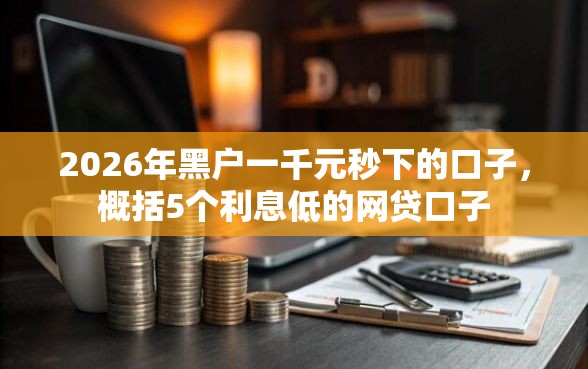 2026年黑户一千元秒下的口子，概括5个利息低的网贷口子