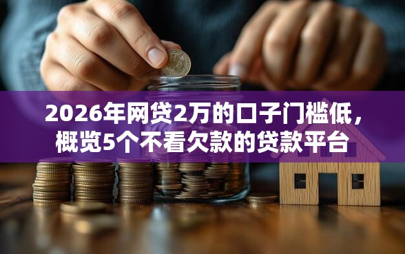 2026年网贷2万的口子门槛低，概览5个不看欠款的贷款平台