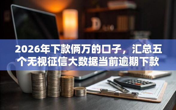 2026年下款俩万的口子，汇总五个无视征信大数据当前逾期下款的口子
