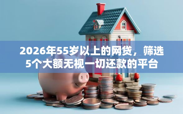 2026年55岁以上的网贷，筛选5个大额无视一切还款的平台