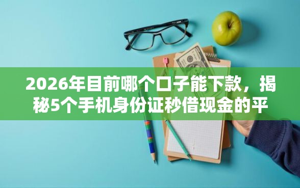 2026年目前哪个口子能下款，揭秘5个手机身份证秒借现金的平台