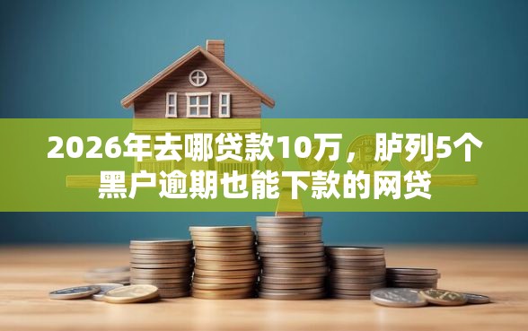 2026年去哪贷款10万，胪列5个黑户逾期也能下款的网贷