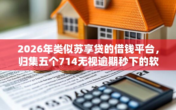 2026年类似苏享贷的借钱平台，归集五个714无视逾期秒下的软件