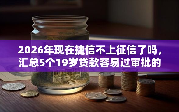2026年现在捷信不上征信了吗，汇总5个19岁贷款容易过审批的平台
