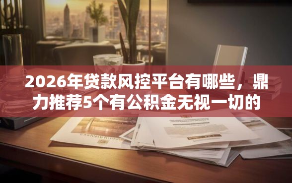 2026年贷款风控平台有哪些，鼎力推荐5个有公积金无视一切的口子
