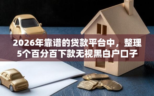 2026年靠谱的贷款平台中，整理5个百分百下款无视黑白户口子