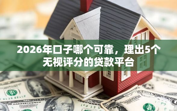 2026年口子哪个可靠，理出5个无视评分的贷款平台