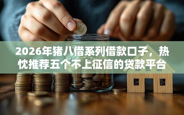 2026年猪八借系列借款口子，热忱推荐五个不上征信的贷款平台