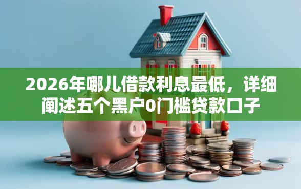 2026年哪儿借款利息最低，详细阐述五个黑户0门槛贷款口子