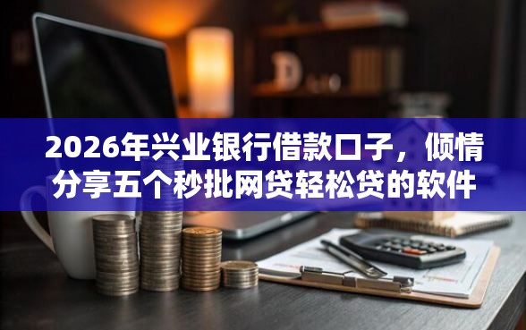 2026年兴业银行借款口子，倾情分享五个秒批网贷轻松贷的软件