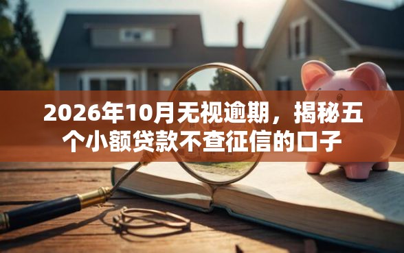 2026年10月无视逾期，揭秘五个小额贷款不查征信的口子