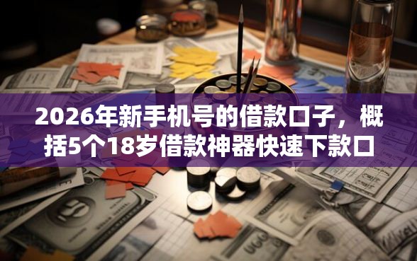 2026年新手机号的借款口子，概括5个18岁借款神器快速下款口子