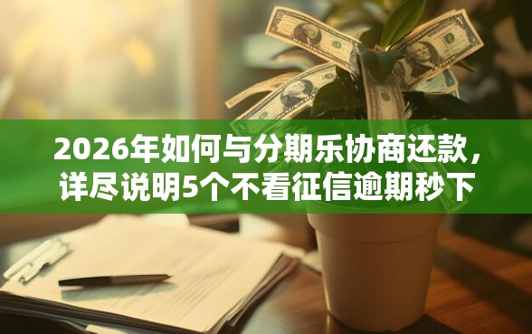 2026年如何与分期乐协商还款，详尽说明5个不看征信逾期秒下款的贷款