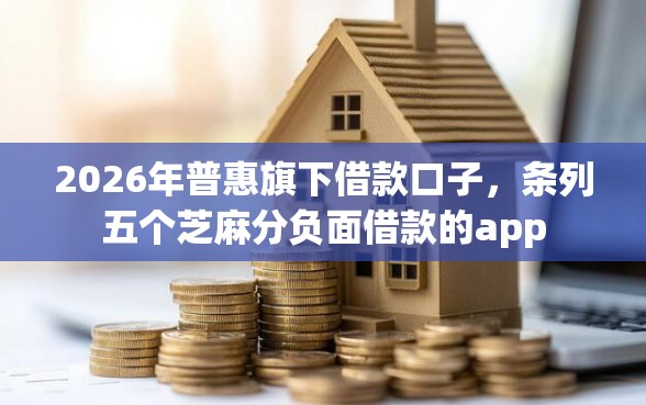 2026年普惠旗下借款口子，条列五个芝麻分负面借款的app