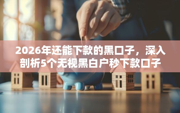 2026年还能下款的黑口子，深入剖析5个无视黑白户秒下款口子软件