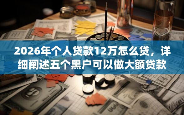 2026年个人贷款12万怎么贷，详细阐述五个黑户可以做大额贷款app