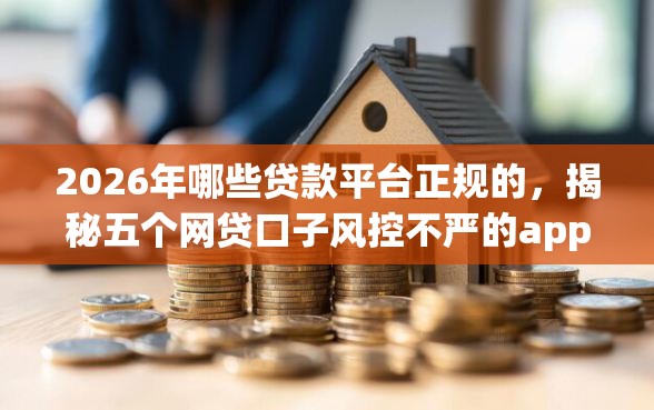 2026年哪些贷款平台正规的，揭秘五个网贷口子风控不严的app