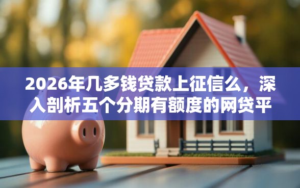 2026年几多钱贷款上征信么，深入剖析五个分期有额度的网贷平台