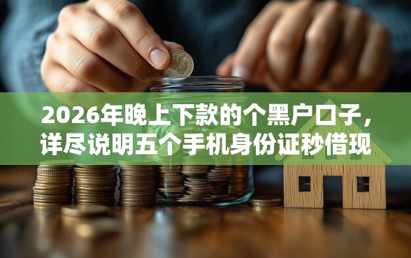 2026年晚上下款的个黑户口子，详尽说明五个手机身份证秒借现金的口子
