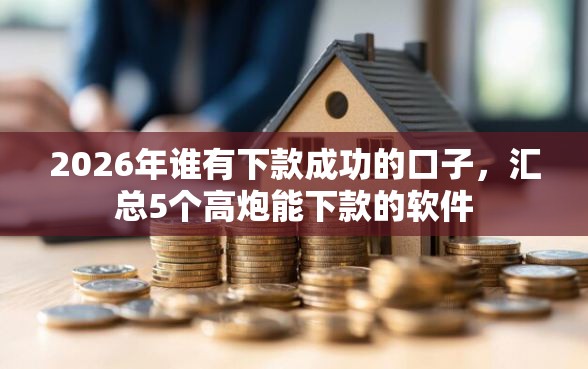 2026年谁有下款成功的口子，汇总5个高炮能下款的软件