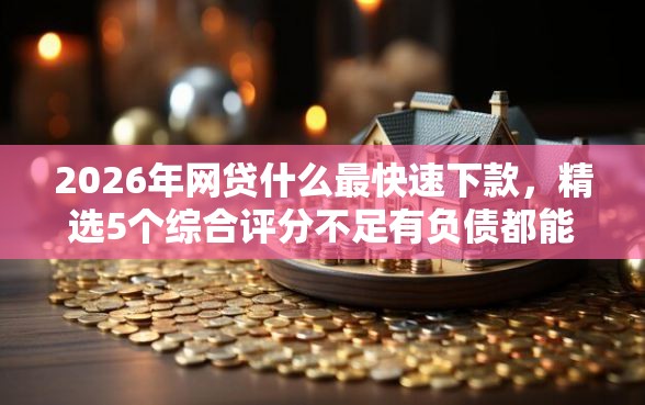 2026年网贷什么最快速下款，精选5个综合评分不足有负债都能下款软件